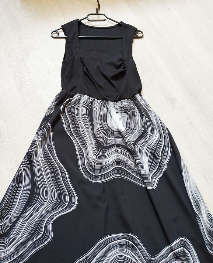Robe longue maxi, Trapèze Imprimé, Shein Taille L - photo numéro 2