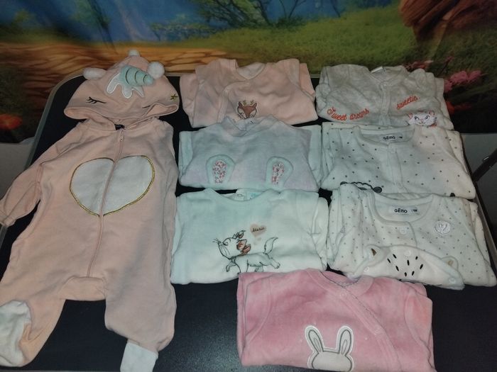 Lot 1 mois fille hiver complet - photo numéro 3