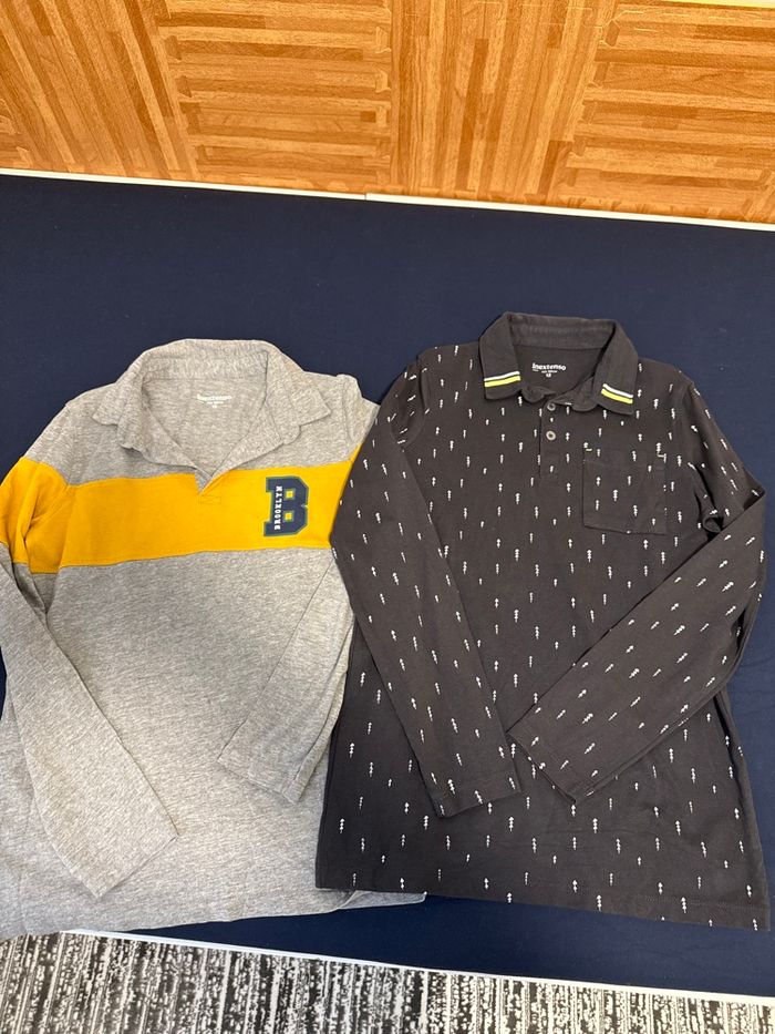 Lots de 2 polos manches longues
