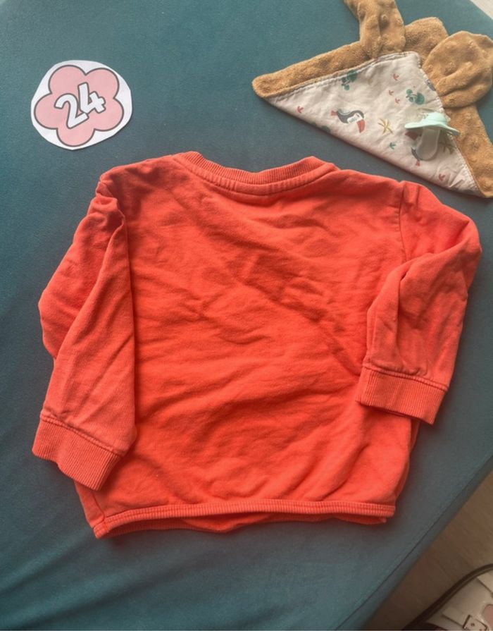 Pull orange - photo numéro 3