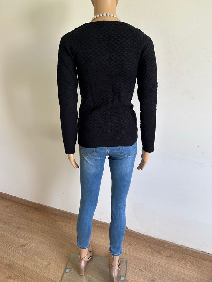 Veste noire avec fermeture Morgan taille S bon état (taille petit) - photo numéro 6