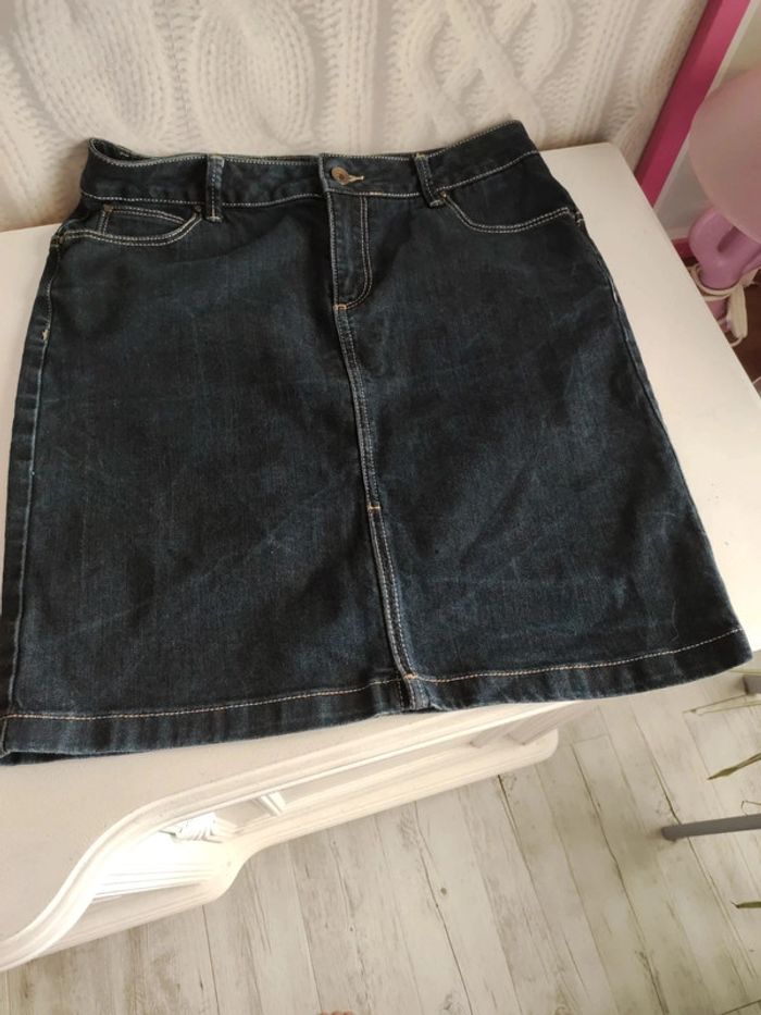 Jupe en jean taille 38 - photo numéro 3