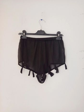Short entièrement transparent femme