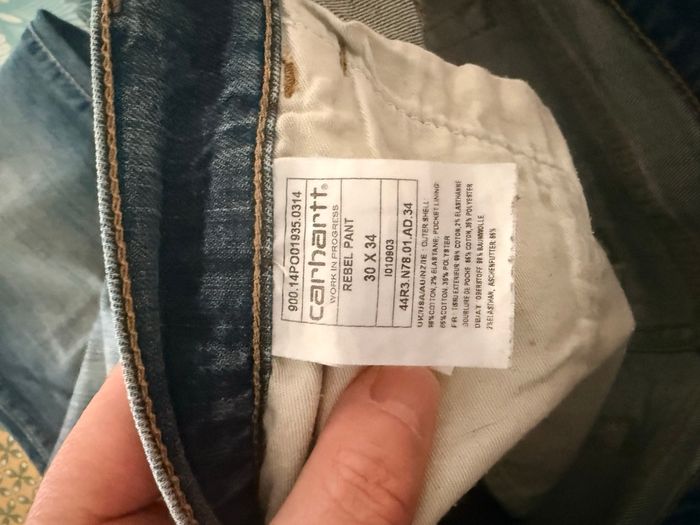 Jeans carhartt - photo numéro 3