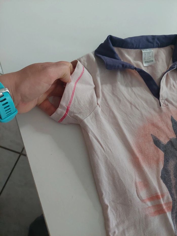 T-shirt équitation fille 10 ans - photo numéro 4