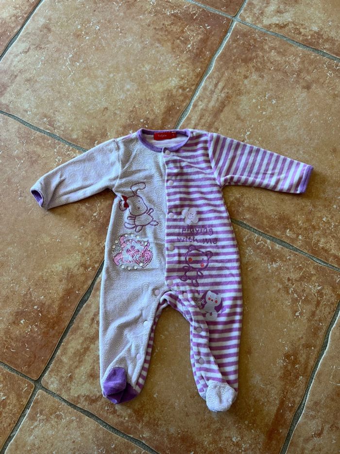 Lot 3 pyjamas polaire 6mois - photo numéro 8