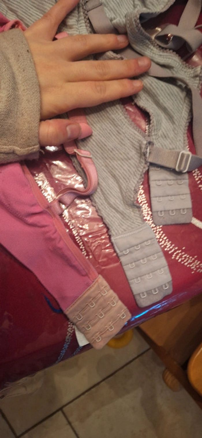 Lot de 3 soutien gorge grossesse allaitement - photo numéro 2