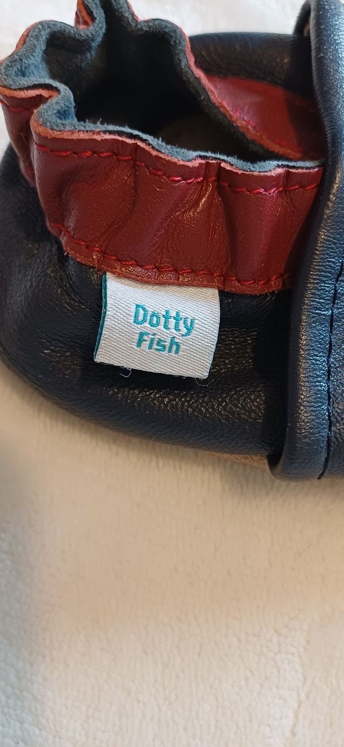 Chaussures à semelle souple rouge camion de pompiers 18-24 mois dotty fish - photo numéro 4