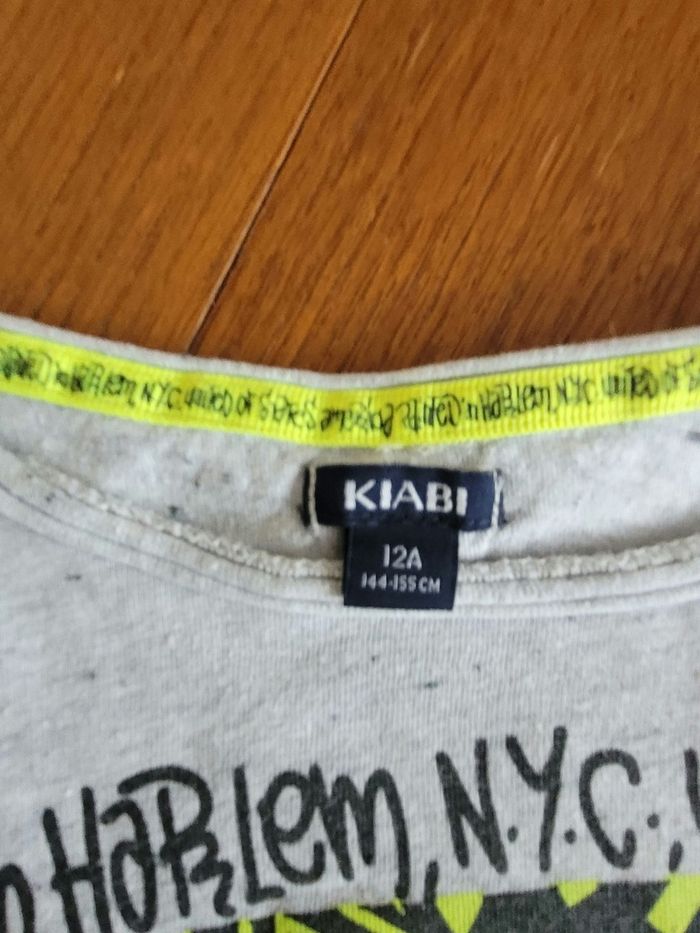 Tee-shirt manches courtes Kiabi 12 ans - photo numéro 2