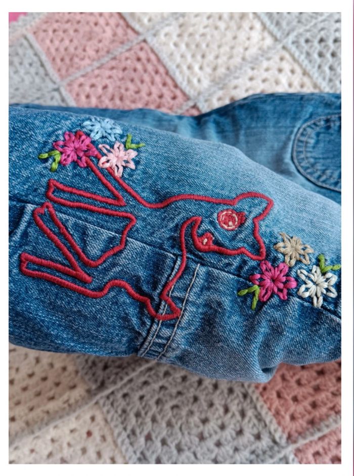 Jean moltoné chaud 12 mois 1 an - photo numéro 3