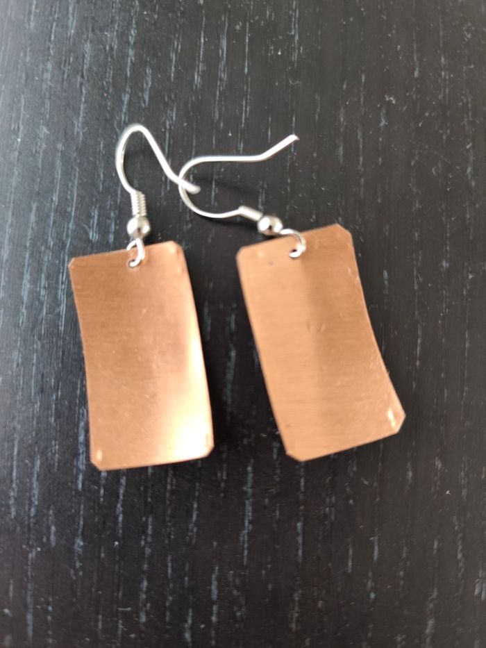 Paire de boucles d'oreilles artisanales tunisiennes - photo numéro 3