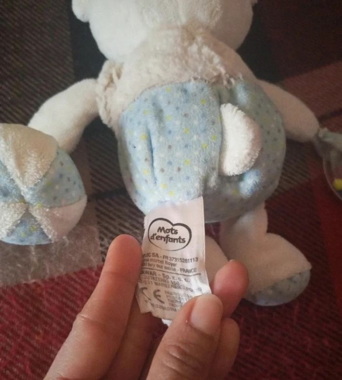 Peluche ours blanc - photo numéro 3