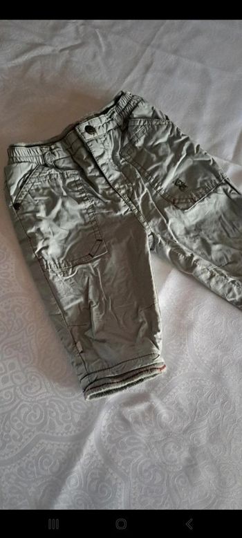 Pantalon gris 6 mois 100%coton