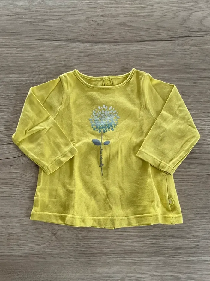 Hauts et body - 6 mois fille - Okaïdi - Petit bateau - photo numéro 2