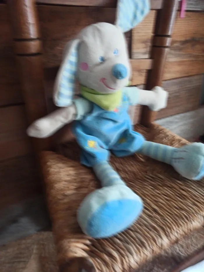 Peluche chien mots d enfants tbe - photo numéro 4