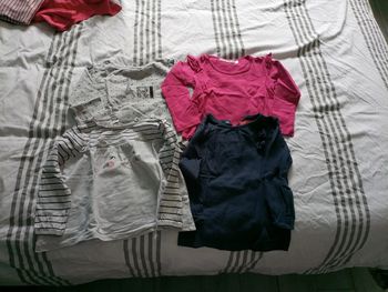 Lot de 5 t-shirts manches longues 2 ans