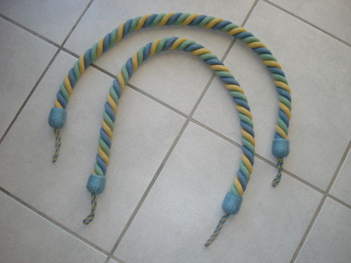 Lot de 2 attaches rideaux en corde - photo numéro 3