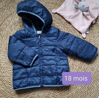 Manteau capuche 18 mois