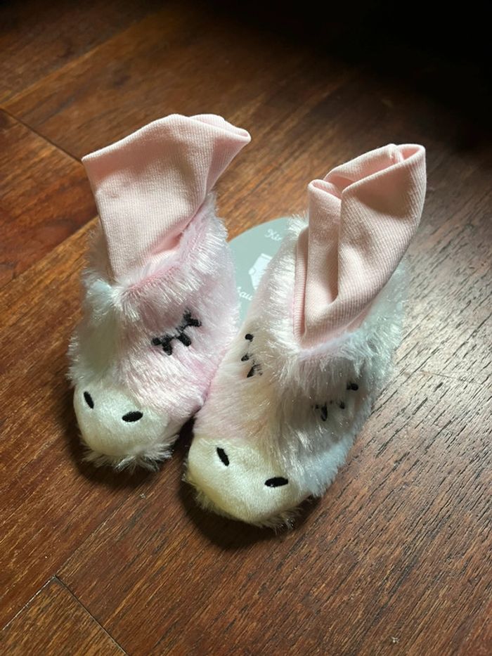 Chaussons bébé licorne