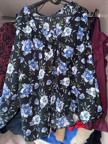 Blouse fleurie T54