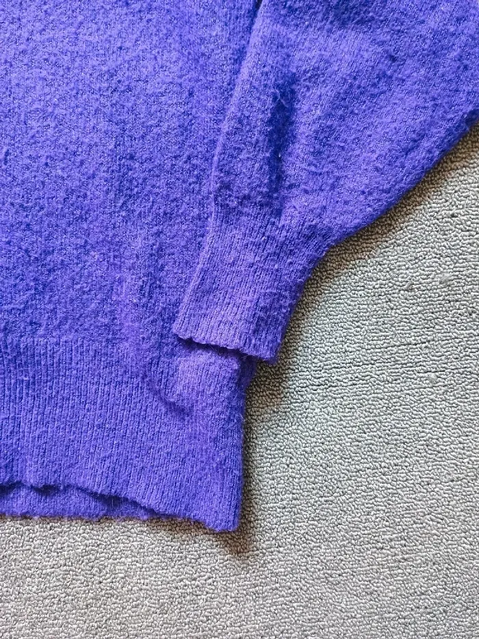 Pull laine violet - photo numéro 2