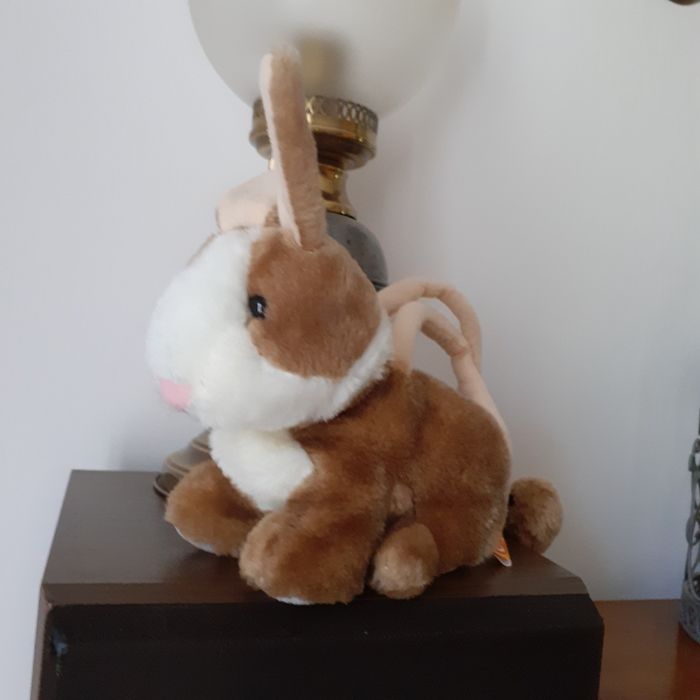 Peluche Lapinou = Petit sac zippé - photo numéro 3