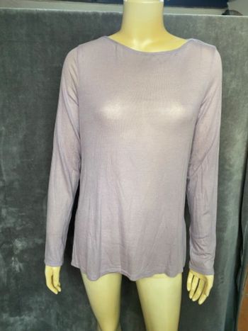Haut violet manches longues taille m Tezenis