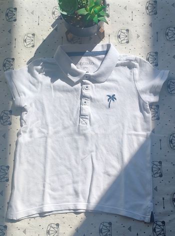 Polo blanc taille 4 ans
