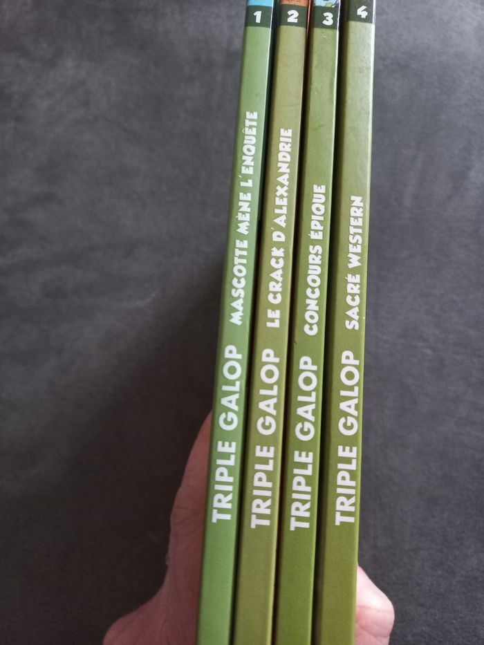 Lot 4 romans triple galop bamboo livre - photo numéro 2