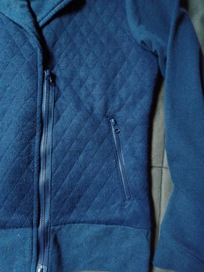 Veste style perfecto bleu Tissaia taille 14 ans - photo numéro 2