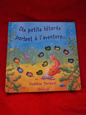 Livre dix petits têtards partent à l'aventure