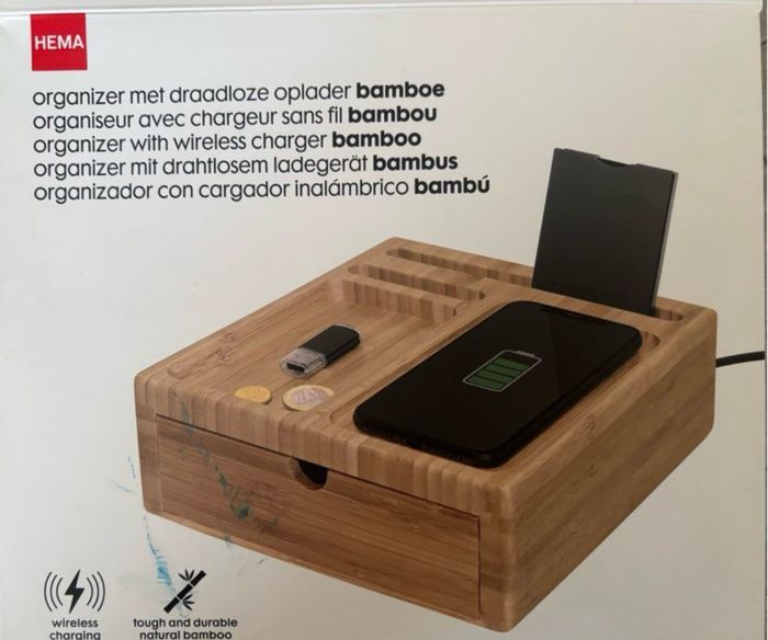 Organisateur de bureau et chargeur induction - photo numéro 2