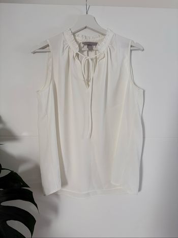 Blouse fluide blanche H&M
