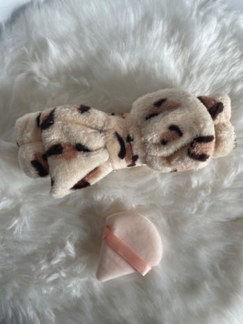 Lot Bandeau + éponge à maquillage