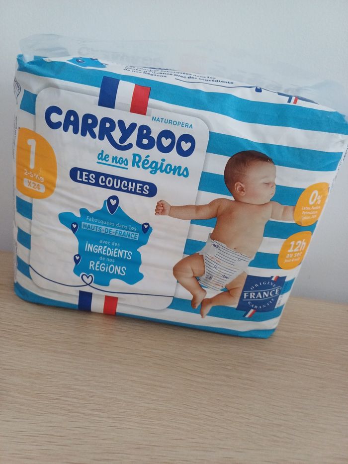 🧸Paquets de couches jetable taille 1 2.5kg Carryboo neuf - photo numéro 2