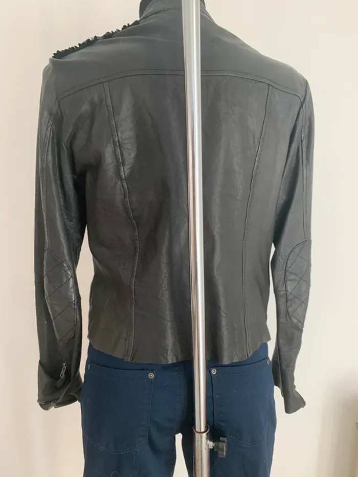 One Step veste cuir T40 - photo numéro 6