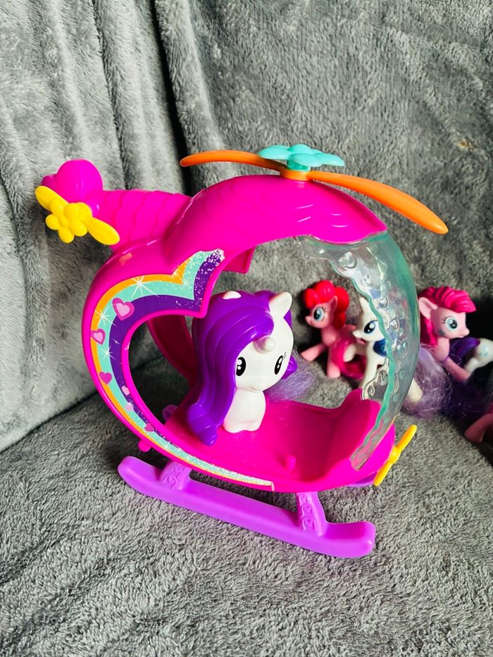 Lot mon petit poney avec hélicoptère - photo numéro 5