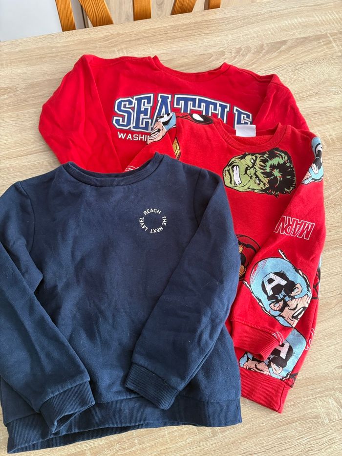 Lot pull sans capuche