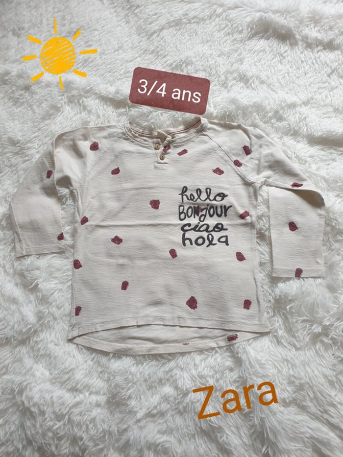 Sweatshirt 3/4 ans Zara