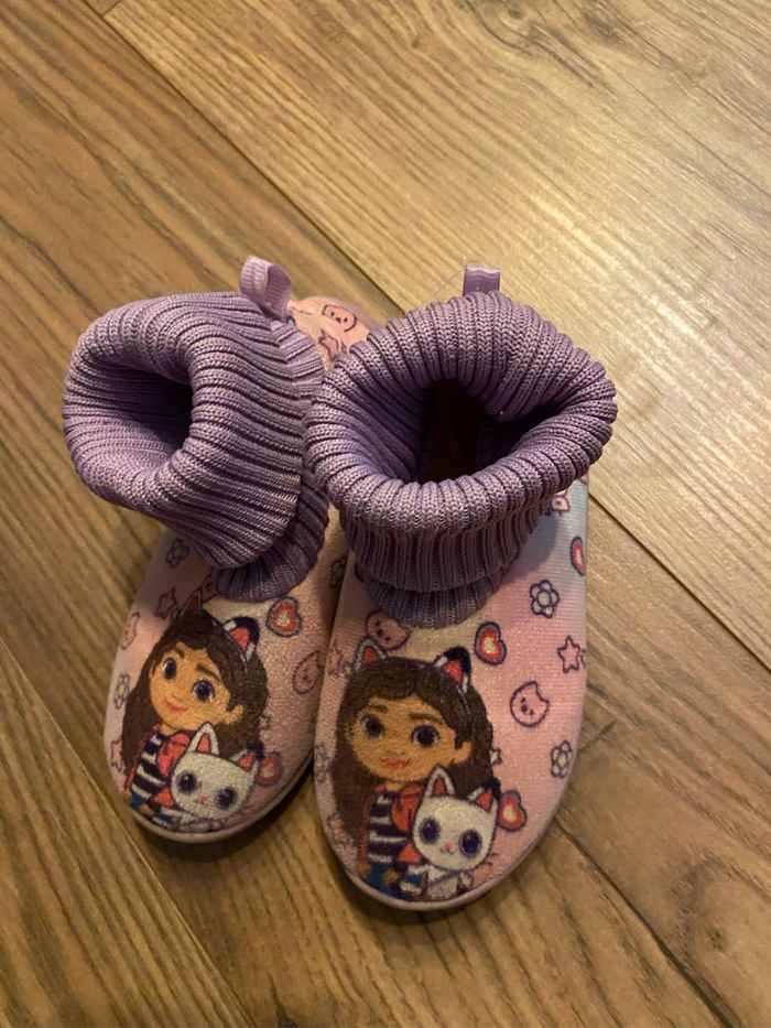 Chaussons violet Gabby chat T26 - photo numéro 4