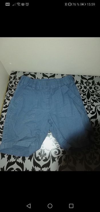 Short bleu Kiabi 3 ans