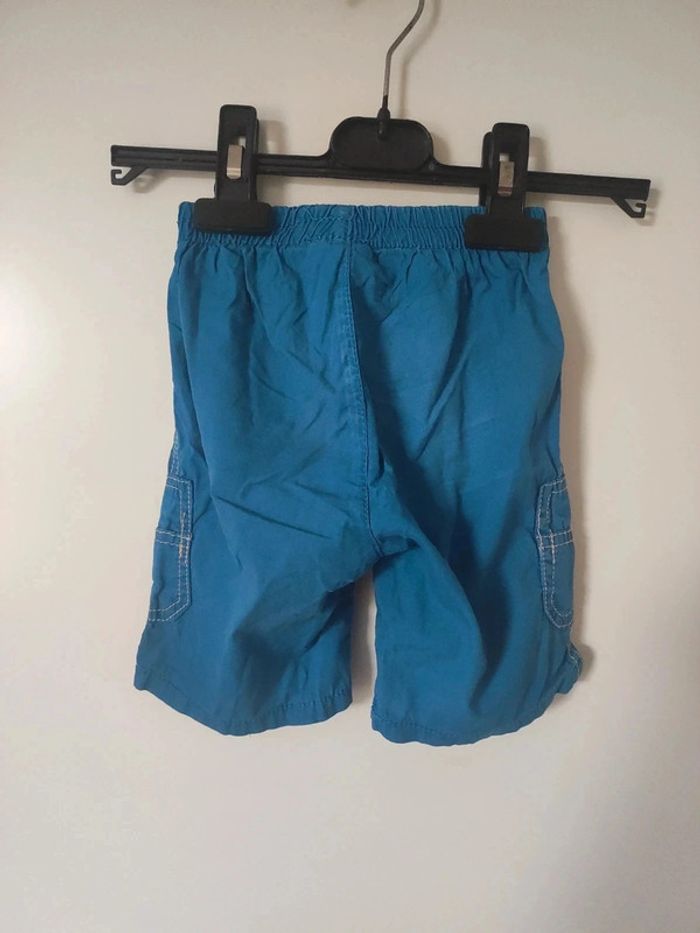 Short bleu poche - photo numéro 3
