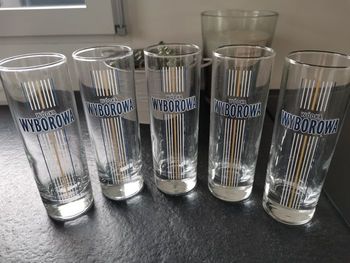 Lot de verres à Vodka
