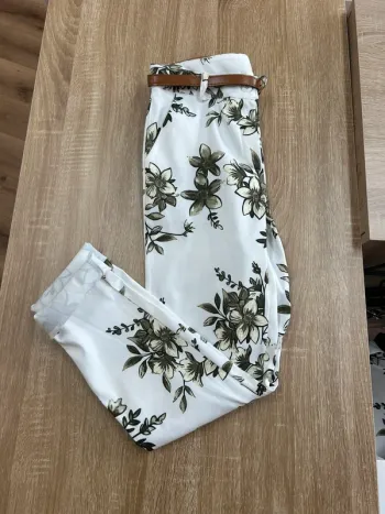 Pantalon femme pantalon femme fleuri taille S taille 36