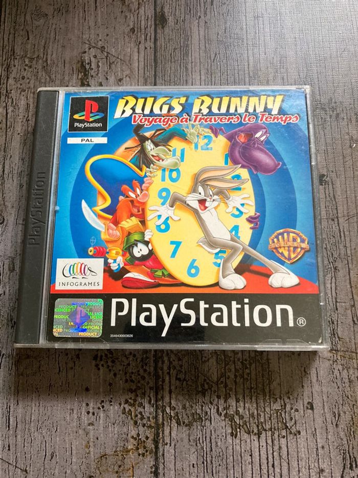 Bugs Bunny voyage a travers Le temps Jeu PS1 Complet Sony