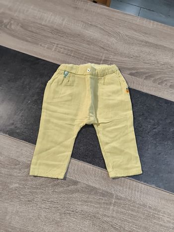 Pantalon léger coupe sarouel garçon 9 mois sergent major