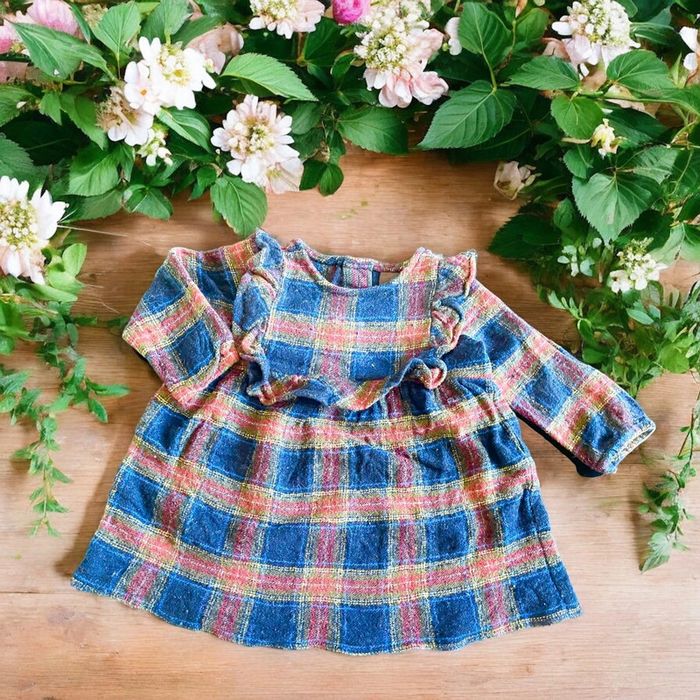 Robe écolière motif écossais 2-3 ans