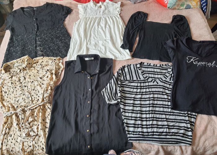 Lot 7 hauts femme taille M