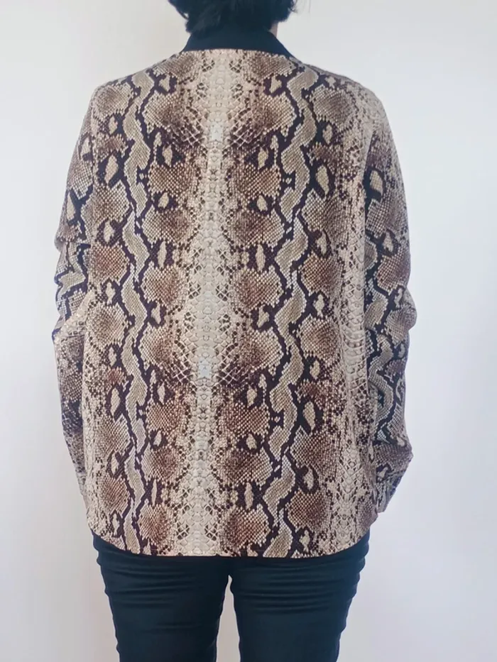 Haut imprimé python – Camaïeu – Taille M - photo numéro 2