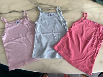 Lot de 3 maillot de corps petit bateau 4ans